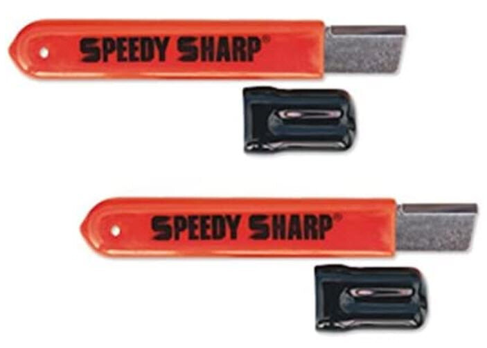 2-PACK x "The Original" Speedy Sharp Carbide Sharpener, Knife Sharpener,  Orange