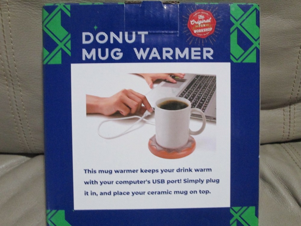 New with Box - Donut Mug Warmer USB Enabled by Samsonico