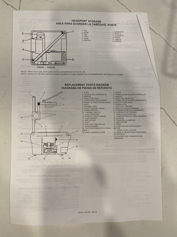 NEW BUHL Overhead Projector 9014EDC