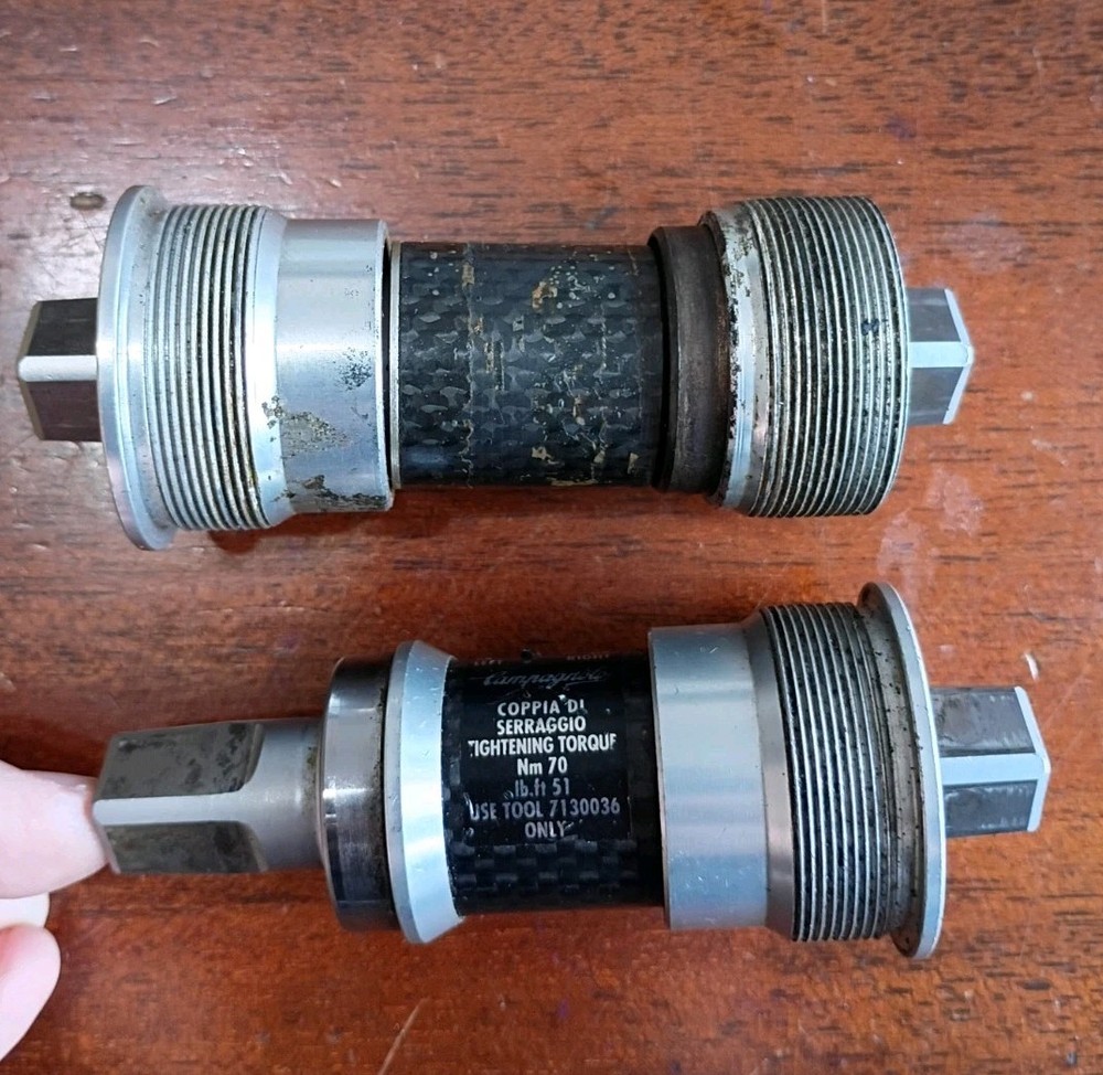 Used Campagnolo Record Bottom Bracket Lot