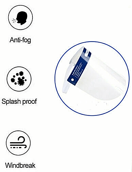 Protective Face Shields - PPE (20 pcs)