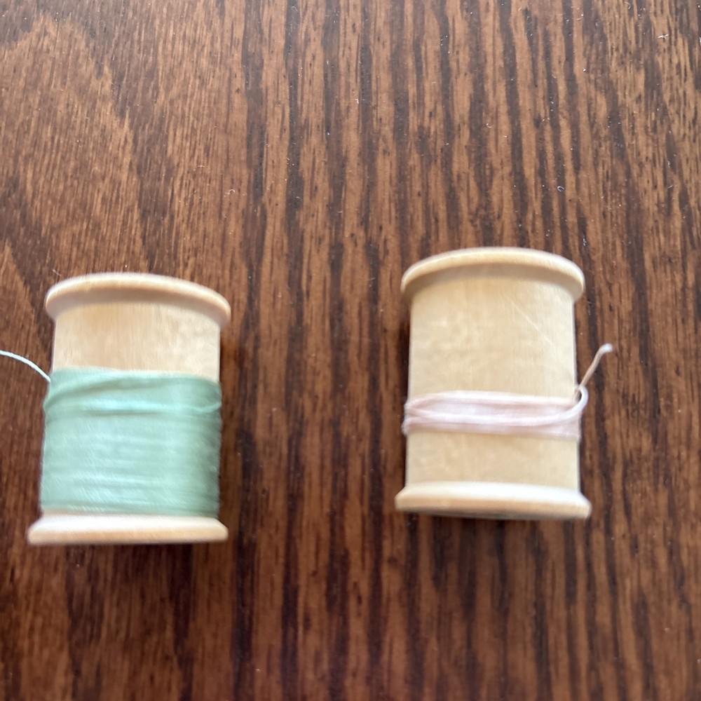 Miscellaneous Vintage Sewing Materials - Spools, Bobbins & Needles