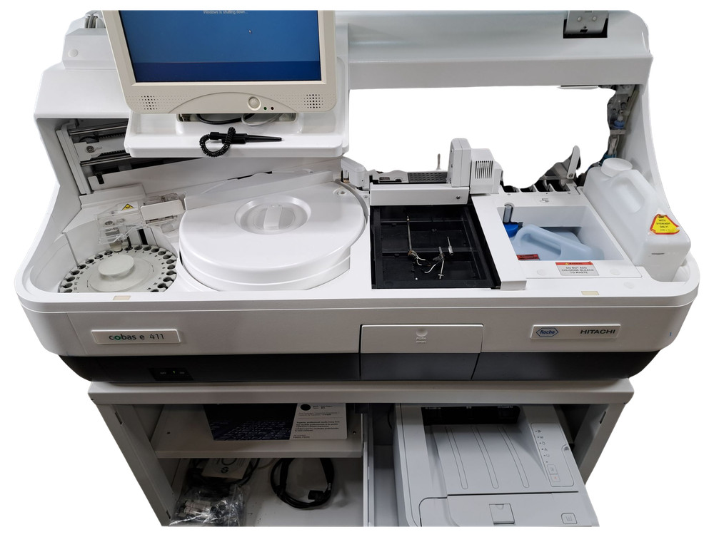 ROCHE COBAS E 411 IMMUNOASSAY ANALYZER