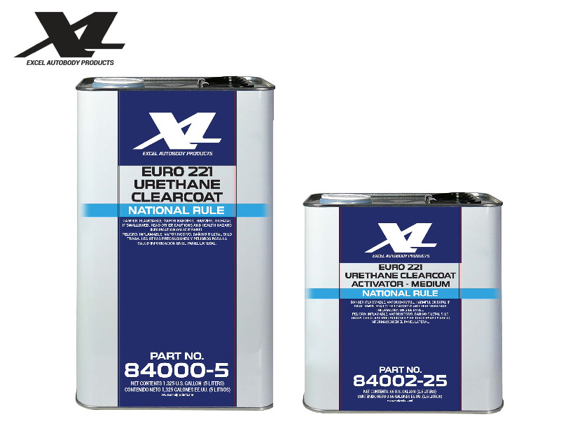 Euro Clearcoat 2K Urethane, With/Medium Activator (2:1) MIX