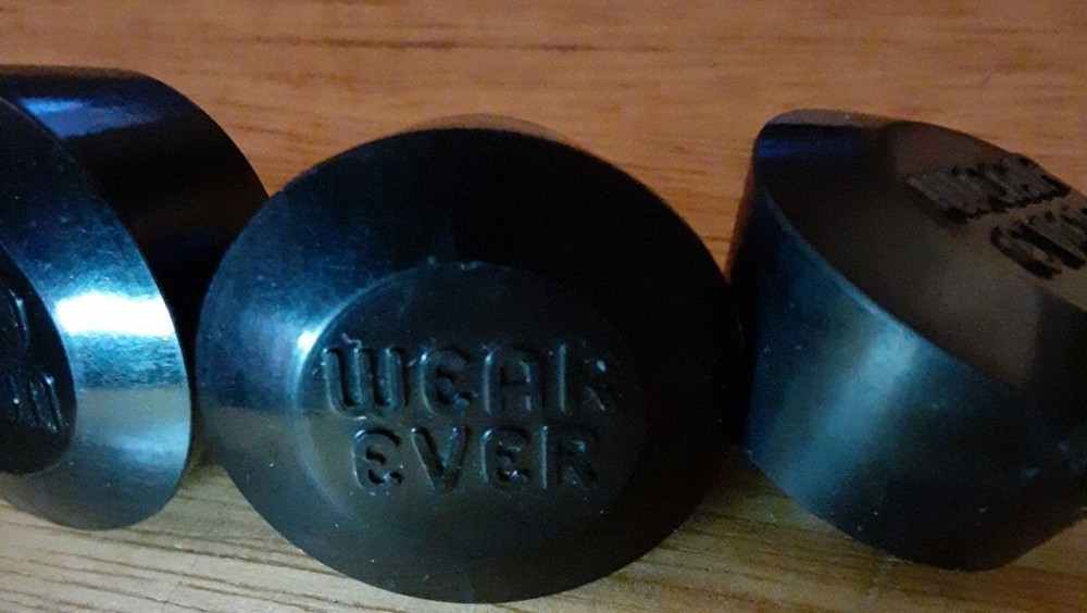 Wearever Replacement Knobs 3mm Rivet Knob 3 Piece Set Black