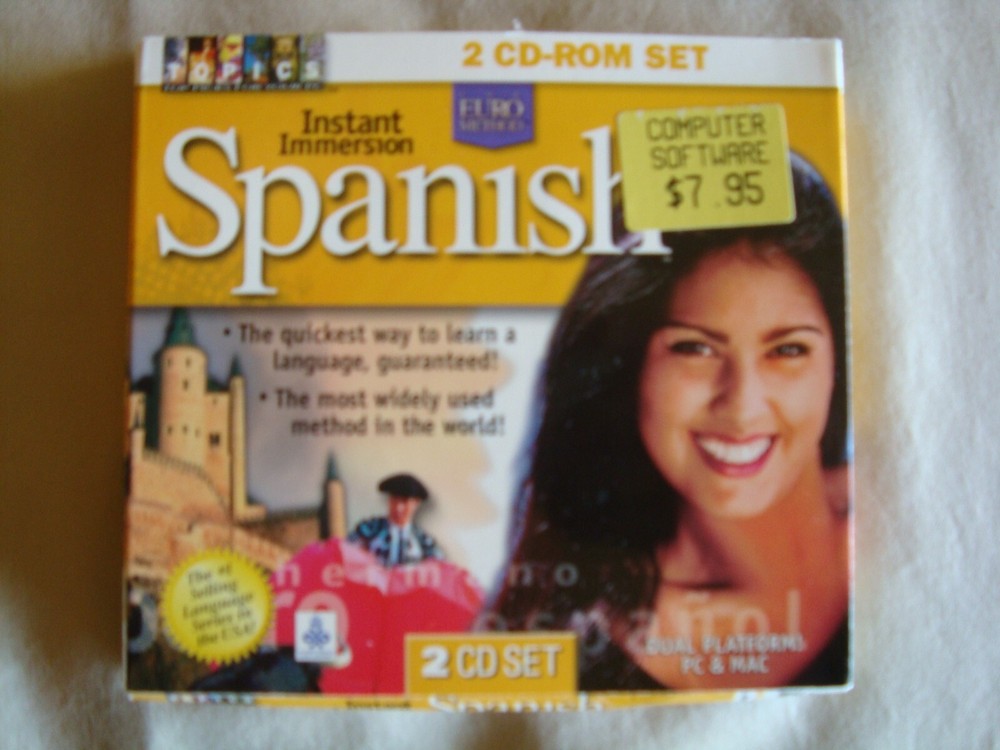 Instant Immersion - Spanish  2 CD-ROM Set, Dual Platform PC/MAC, EURO Method
