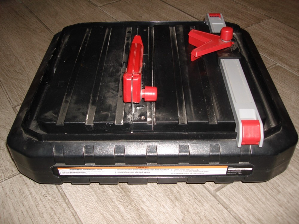 Drill Master 4 1/2” Tile Saw With Wet Tray Complete EUC