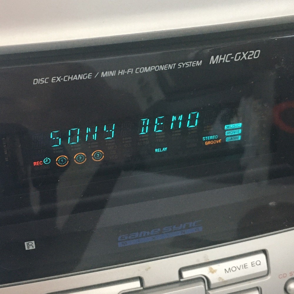 Sony HCD-GX20 Compact Disc Deck Receiver - Pls Read Description