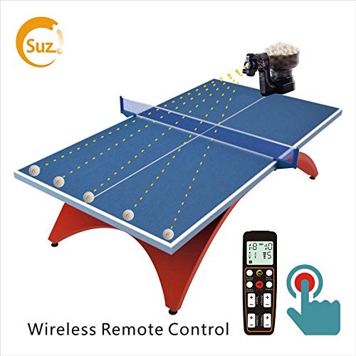 Table Tennis Robot Ping Pong Ball Machine S102 Wireless Remote Control