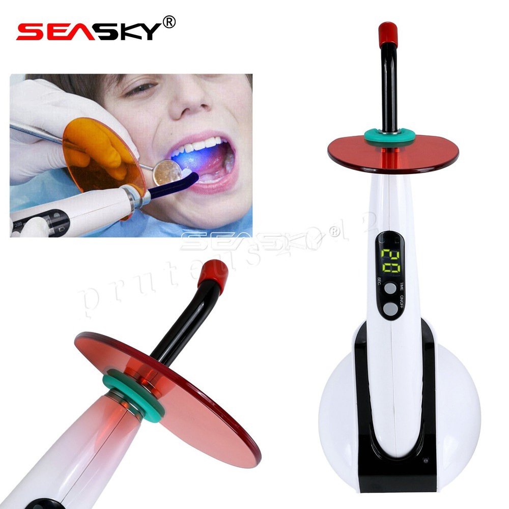 3pcs Dental Wireless Curing Light Lamp LED-B 5 Second Curing 1500mW/cm²