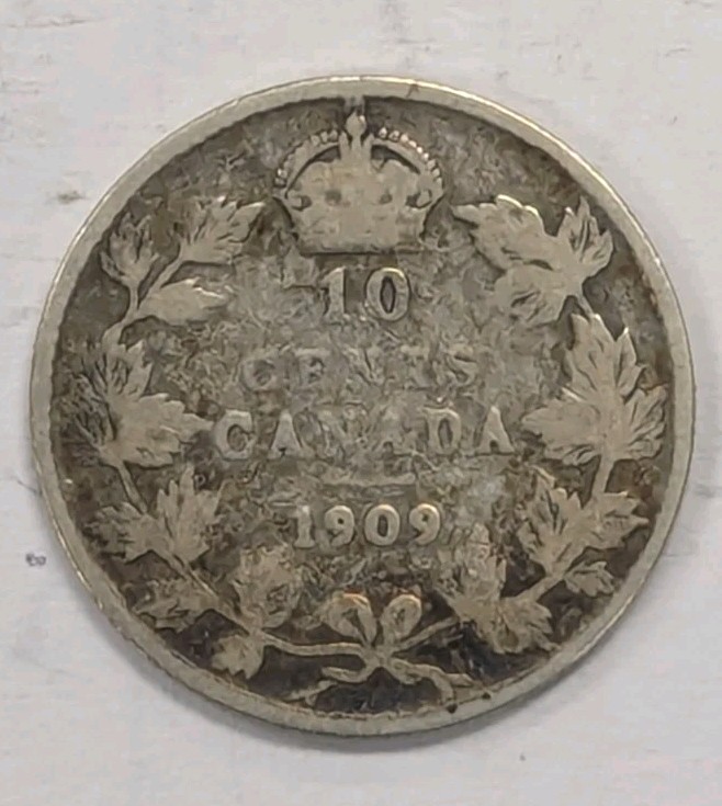 1909-Canada 10 Cent Coin-#T161