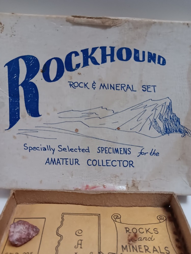 1940's Rockhound  ROCK & MINERAL SET