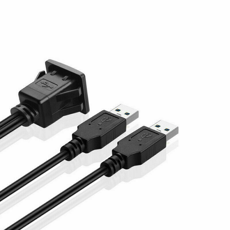 Extension Cables Usb In Car Technology Dash Panel Flush Mount Interface