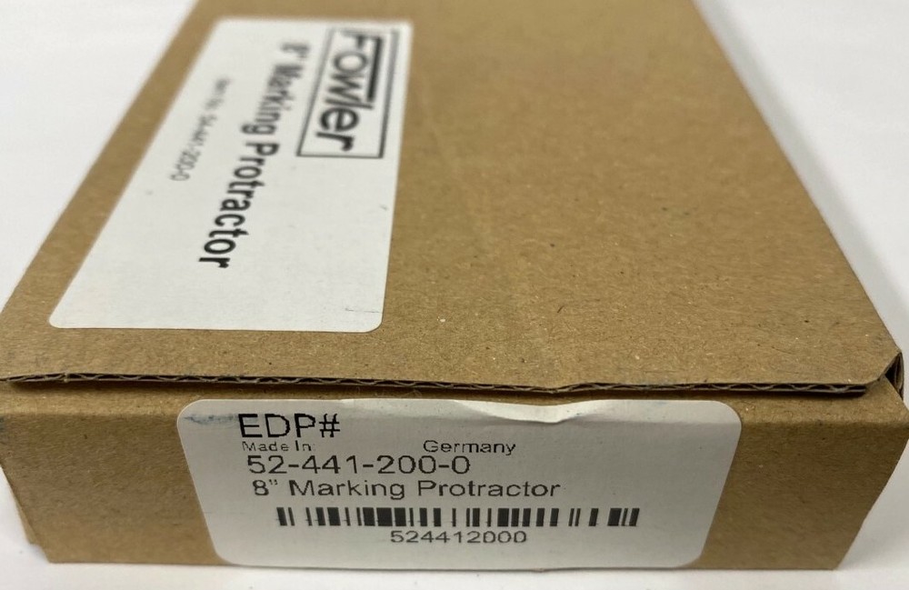 Fowler 52-441-200-0 Light Line 8" Marking Protractor