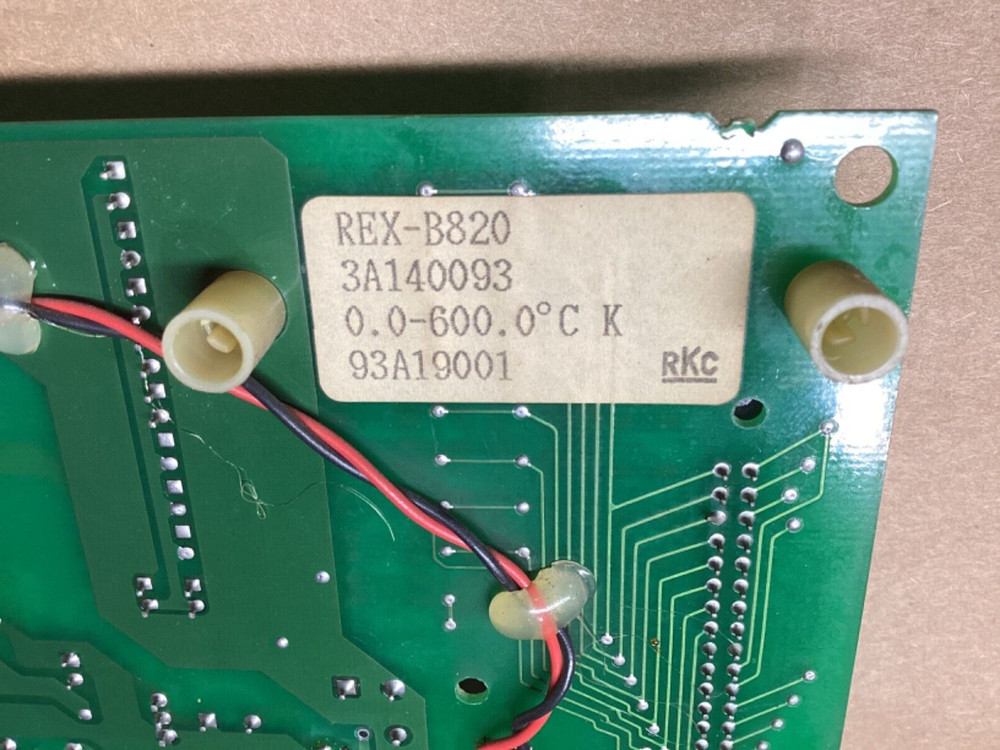 RKC REX-B820 PLC Temperature Controller Mother Circuit Board Module #118X50