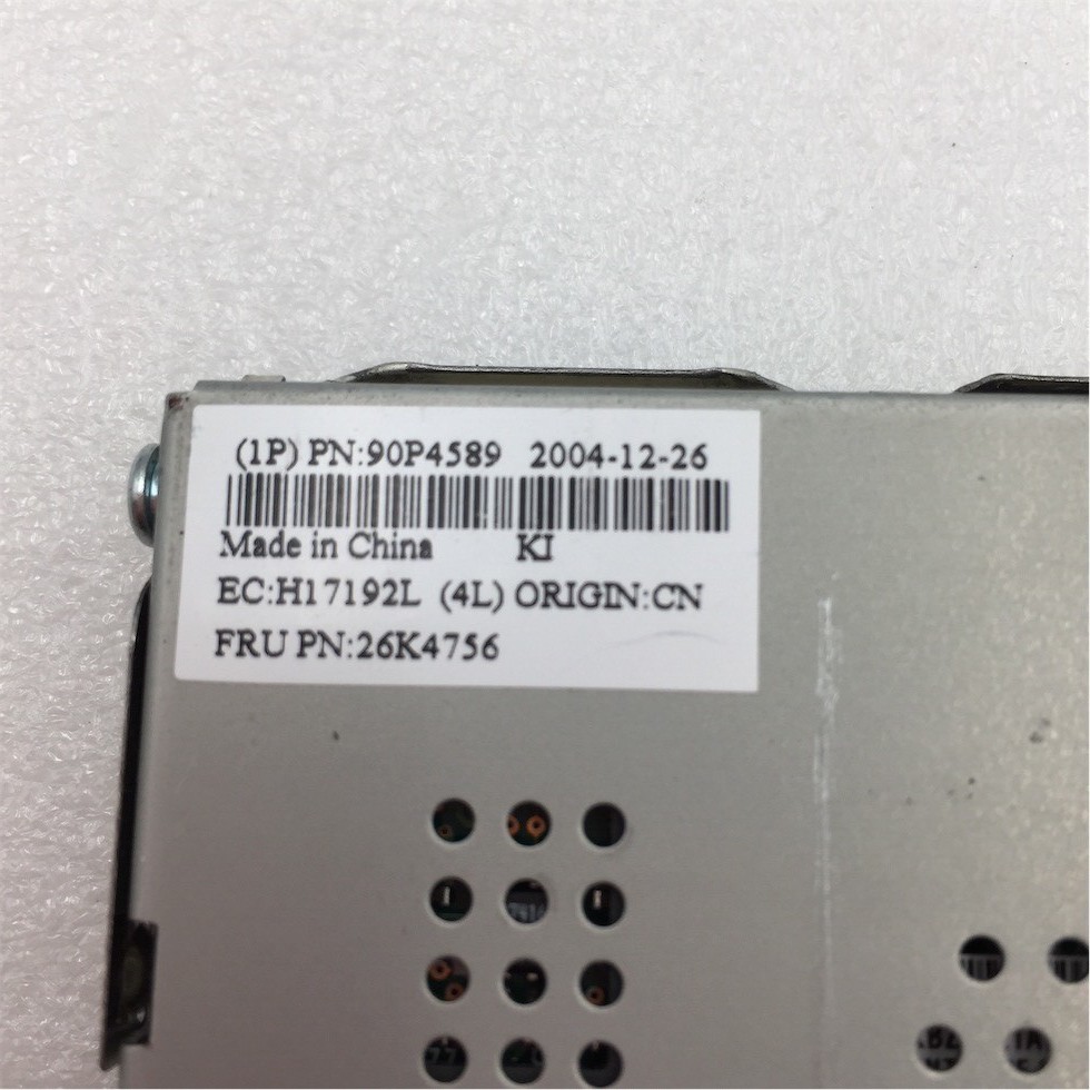 IBM XSERIES 346 OPERATOR PANEL 26K4756