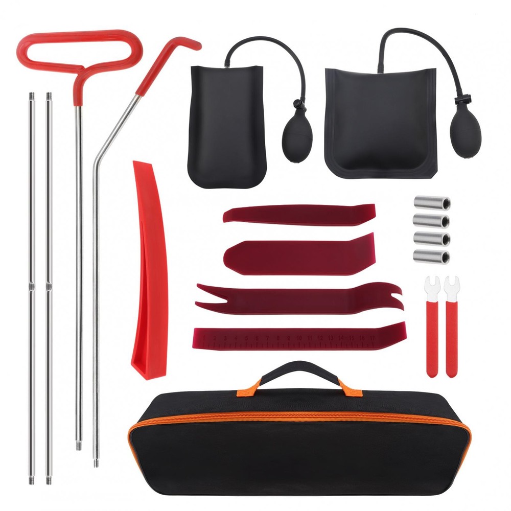 18PCS Fast Car Door Unlocking Kit Repair Tools Puller Interior Disassembly Tool