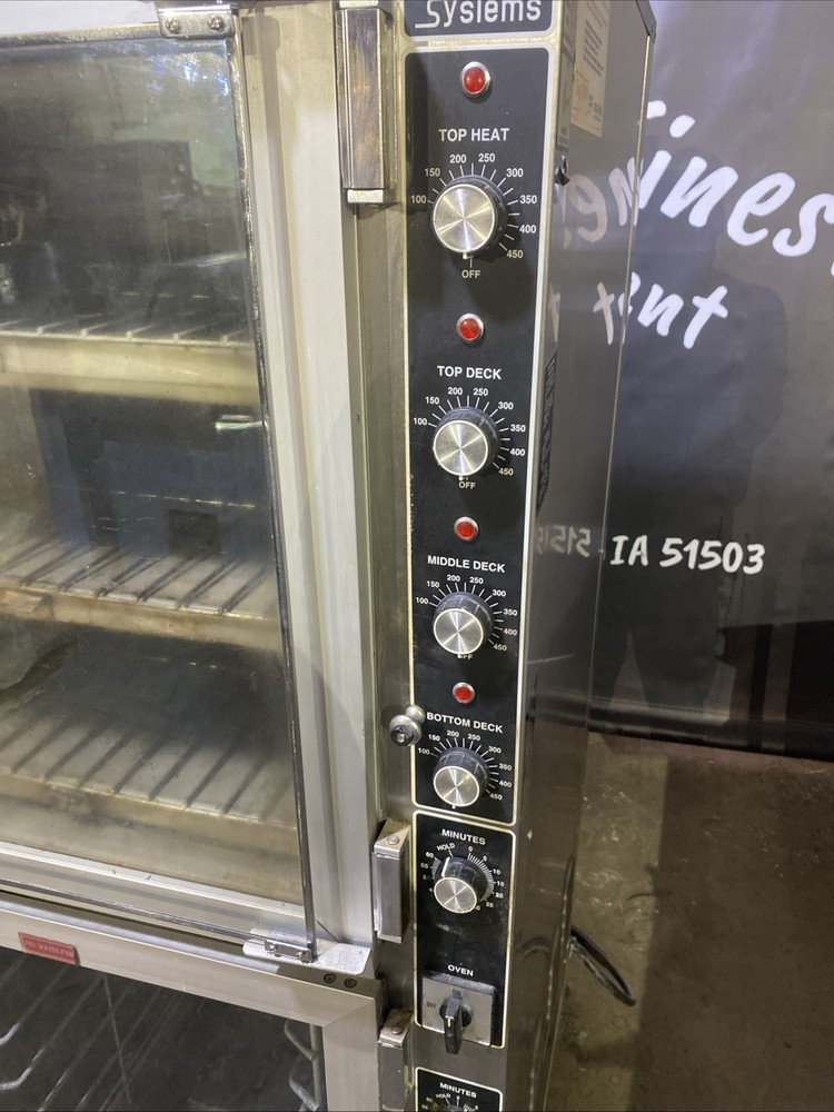 Pre-Owned Super Systems OVEN/PROOFER Combo Model: OP-3-BL TESTED