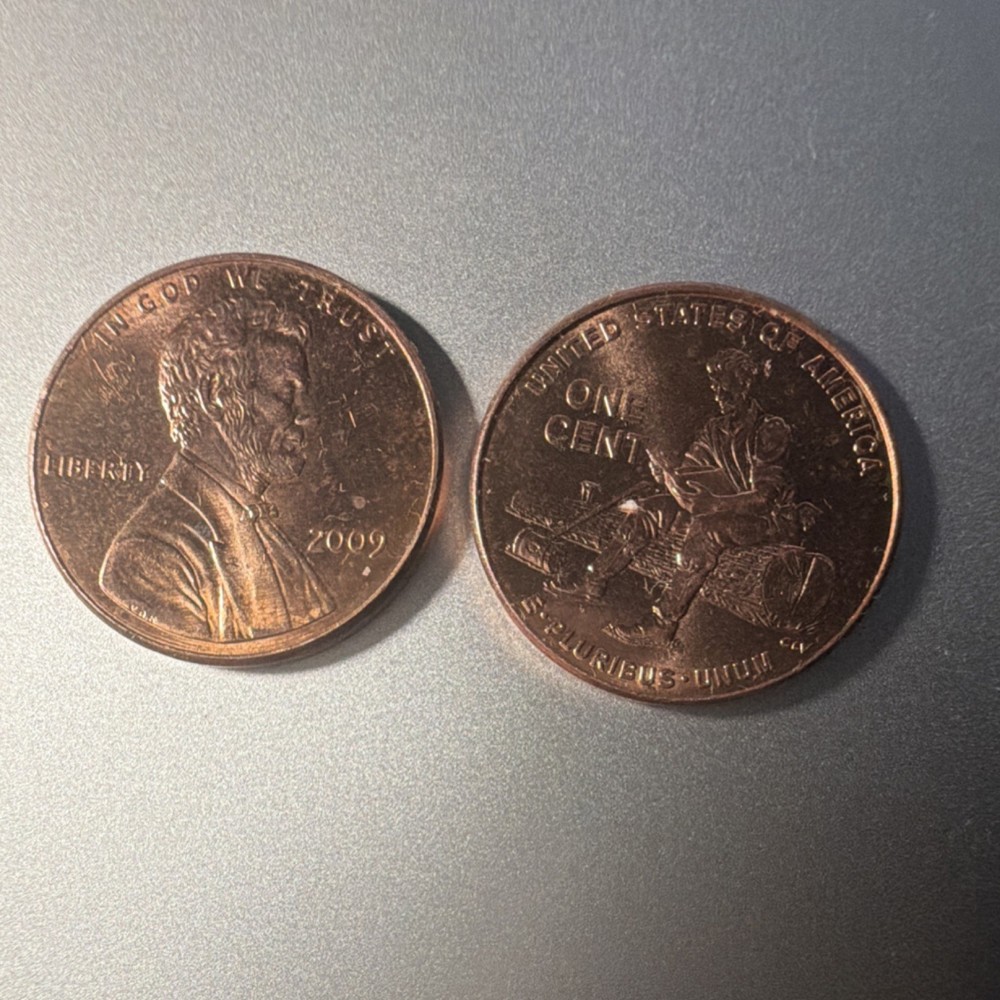 2009 Lincoln Bicentennial Small Cent Formative Years RD US One Cent Coin
