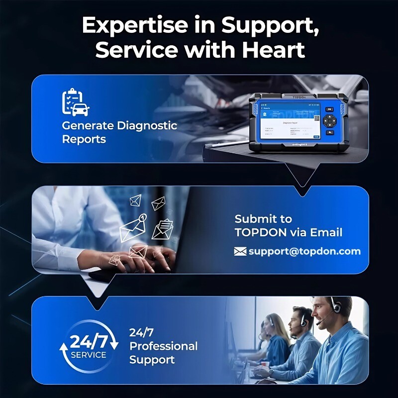 Free Updates! TOPDON AD600S Diagnostic Scanner Engine ABS SRS TPMS Code Reader