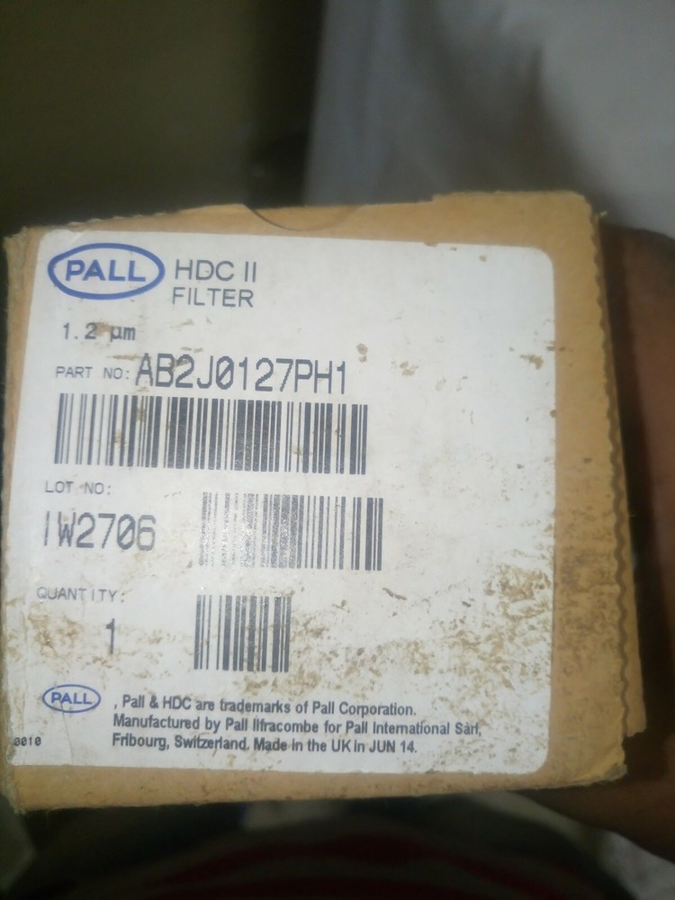 Pall AB2J0127PH1 Filter 20" HDC II 1.2µm