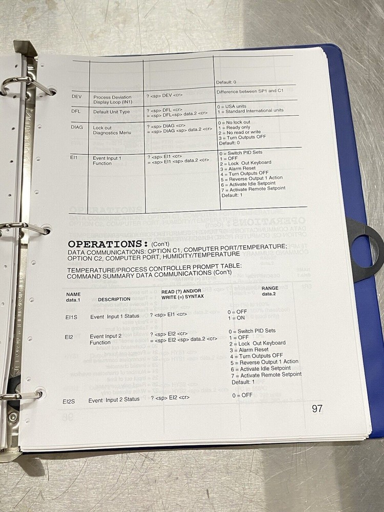 Lab-line Environmental Chambers 700 Series - Users Guide /Instruction Manual