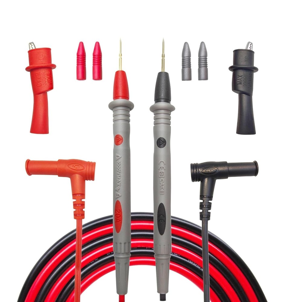 Professional Multimeter Test Leads 1000V 20A, Kit, Ultra-Sharp...