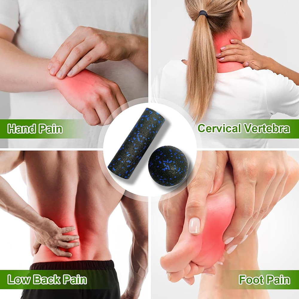 Extra Mini Foam Roller - High Density Massage Roller, Extra Small Yoga Roller