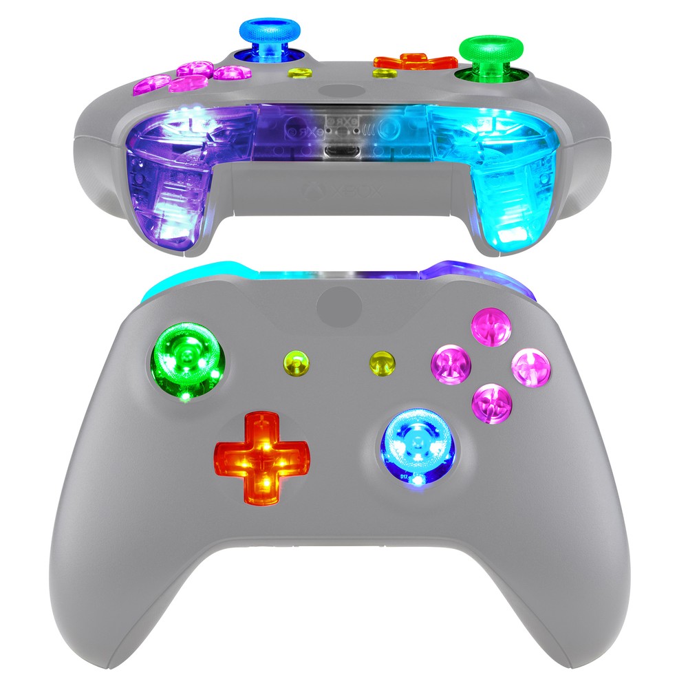 Multi-Colors Luminated Dpad Thumbsticks DTFS LED Kit for Xbox One S/X Controller