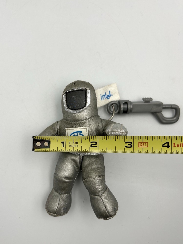 1997 Intel Inside “Bunny People Doll” Plush Keychain