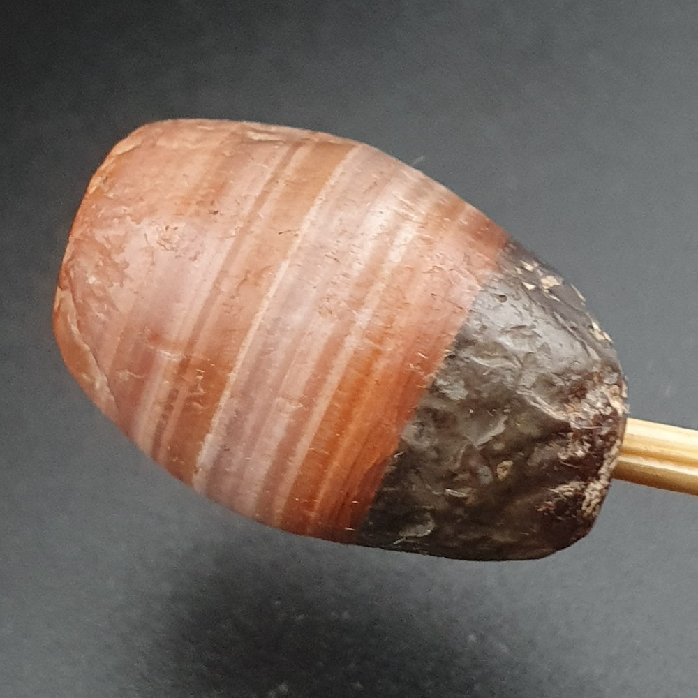 Ancient Reddish Brown Suleimani Agate Spiritual Amulet