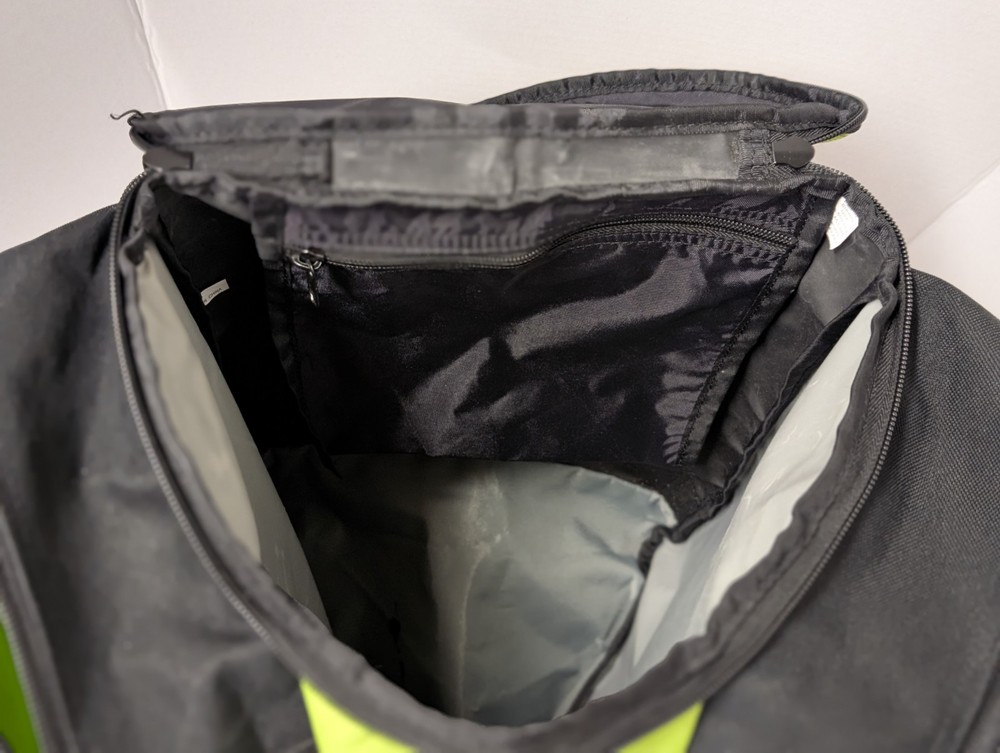 Transpack Ski Boot Bag Snowboard Backpack Black Lime Green Vented Divided
