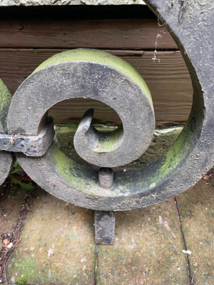 Wrought Iron Corbels Pair Oversize