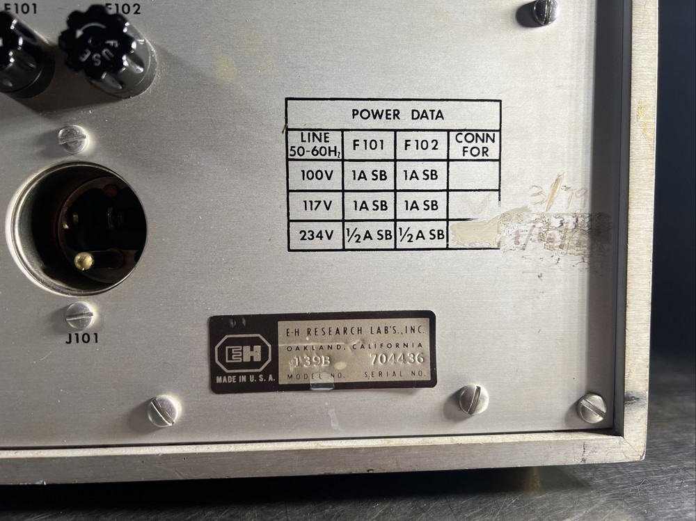 E-H EH Research Lab's 139B Pulse Generator