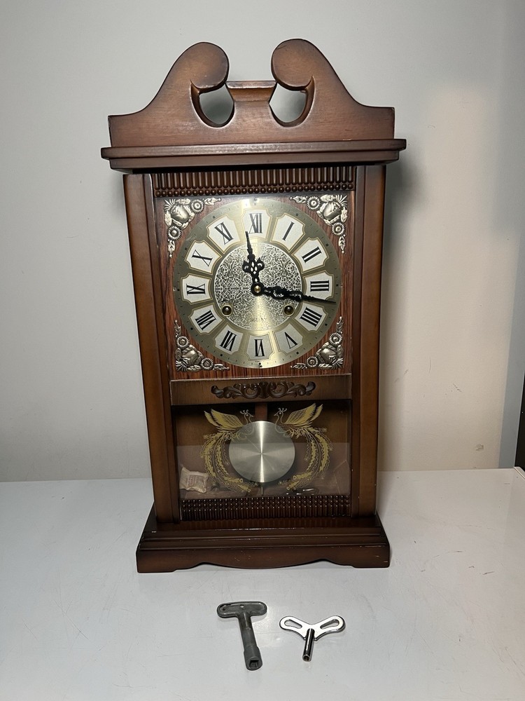 Elliot Mantel Clock- Made In Korea- Tested- Working good
