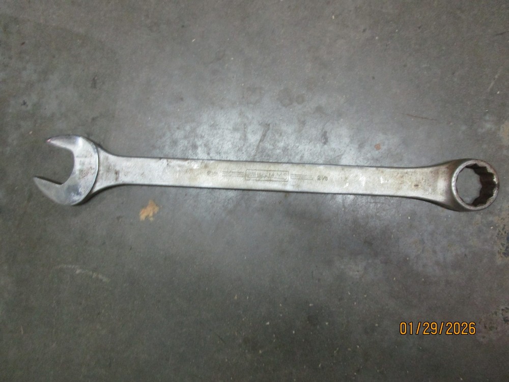Williams 2-1/8" USA Combination Wrench Model 1192