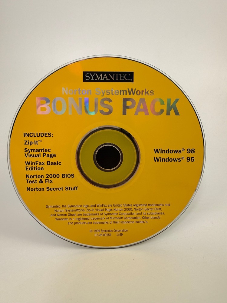 Symantec Norton System Works 2004 | NO PRODUCT KEY | *FOR DISC REPLACEMENT ONLY*
