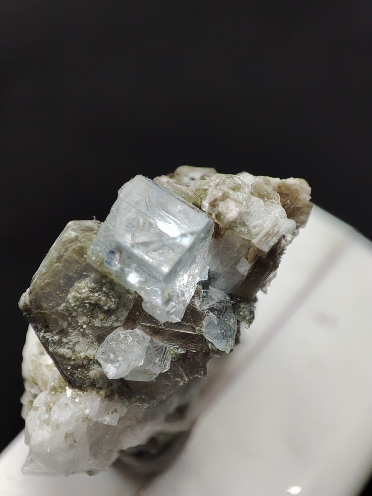 Alkali Beryl Crystal On Matrix With Nice Terminations-Pak.