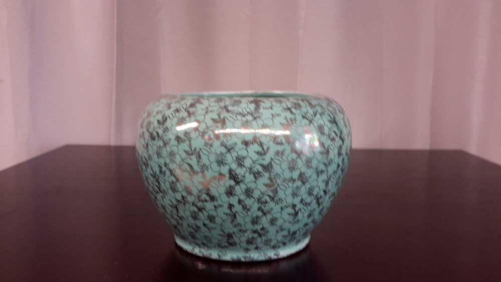 Gold plated floral vase ( mmldb1716)