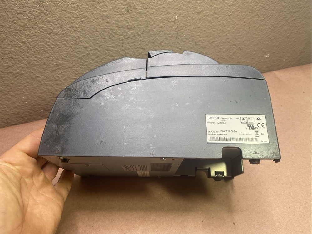 Epson TM-U220B M188B POS Receipt Printer ( Untested/ For Parts )