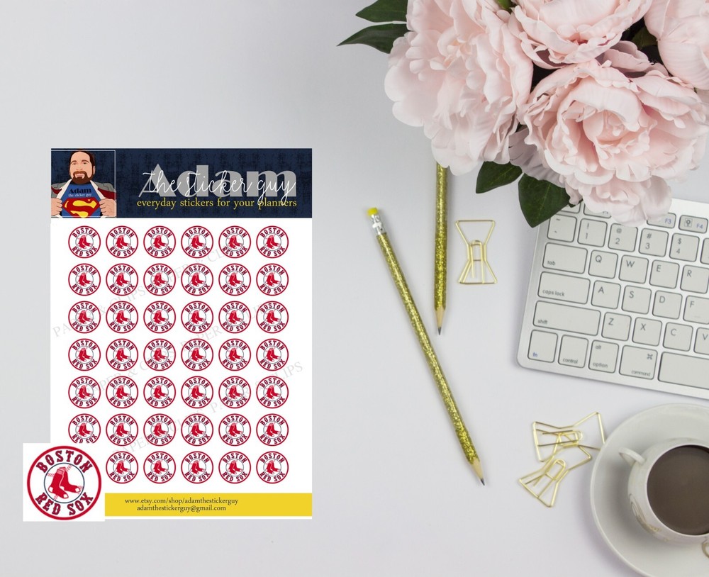 Boston Red Sox Planner Stickers