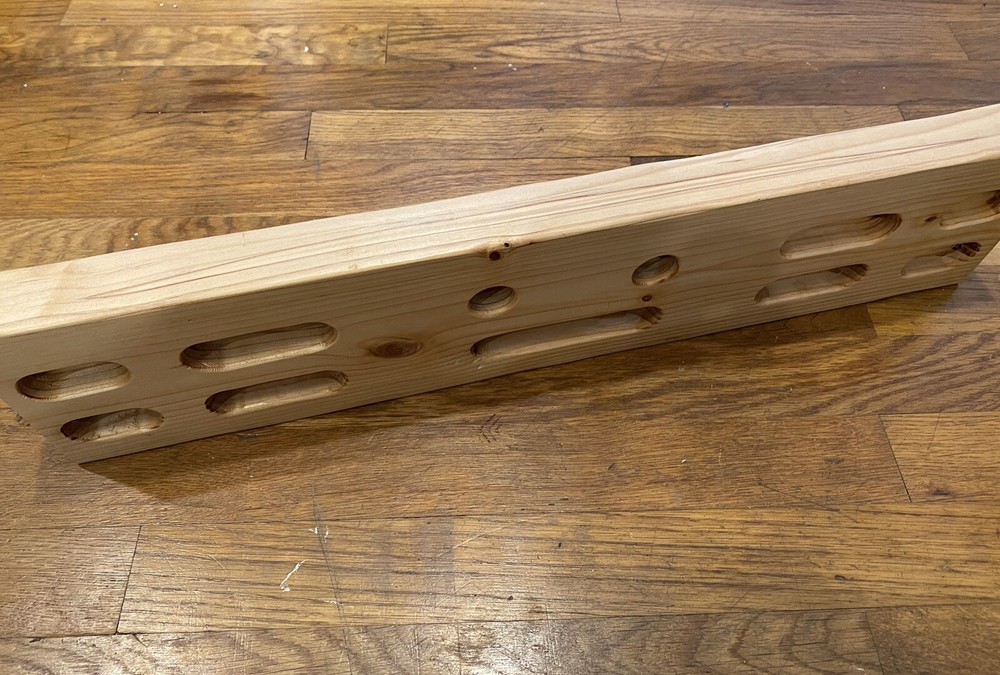Wood Climbing Hangboard