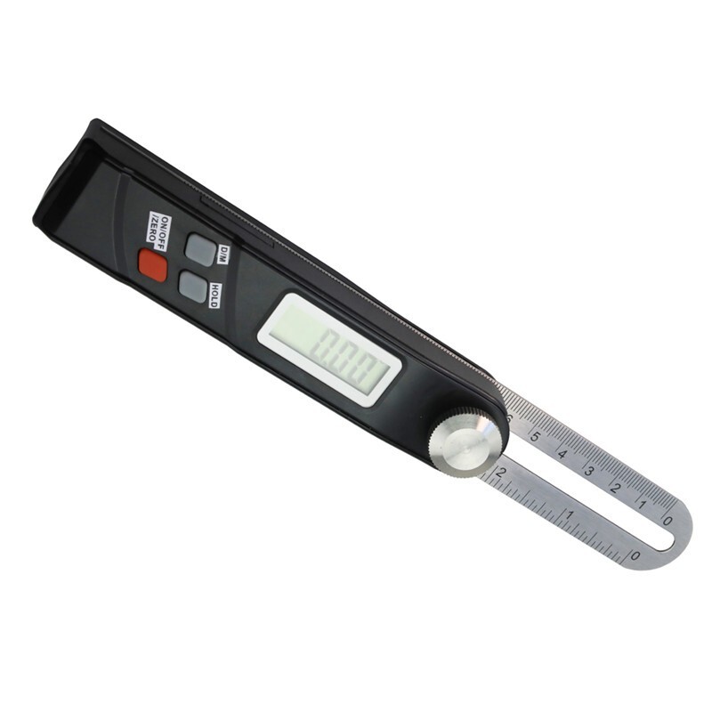 Digital Protractor Goniometer Angle Finder Metalworking Tools Electronic Sliding