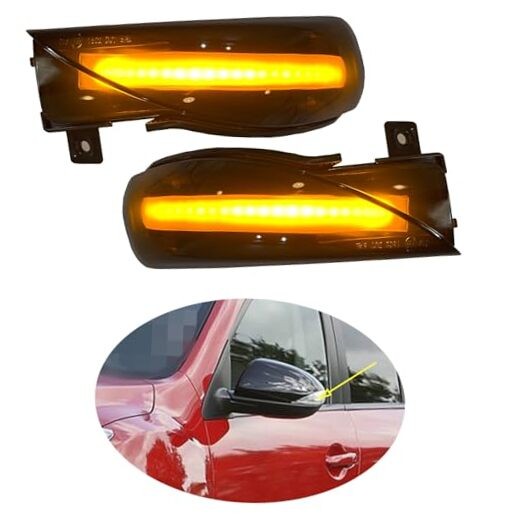2x Sequential Dynamic Mirror Turn Signal Lights Assemely for Mazda 3 2008