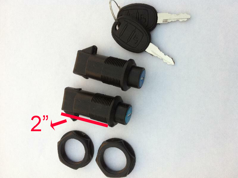 Replacement RS Lock Set for Mutazu RS Universal Saddlebags