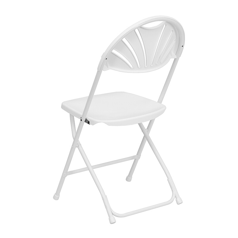 White Plastic Folding Chair