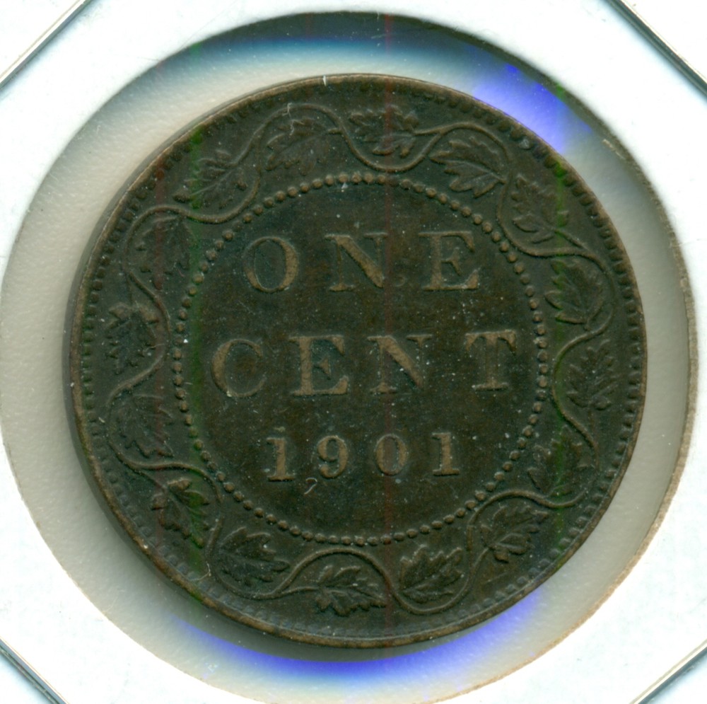 1901 CANADA LARGE CENT, EXTRA FINE, GREAT PRICE!