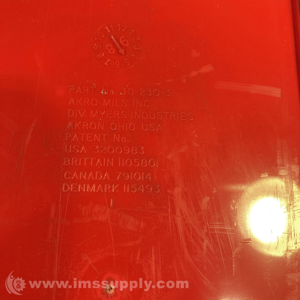 Akro Mils 30-230-3 Red Hang/Stack Bin USIP