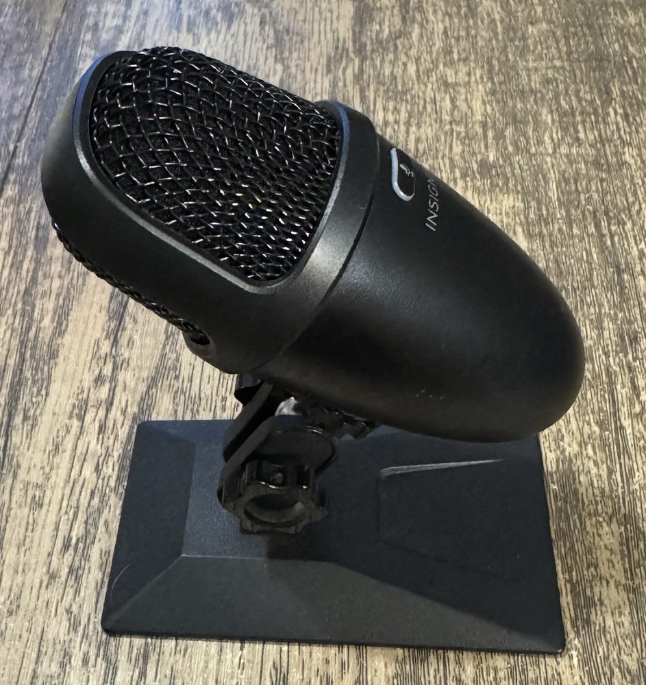 Insignia USB Microphone Black (NS-CBM19) Tested