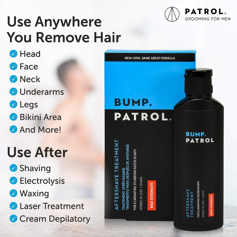 Bump Patrol Maximum Strength Moisturizing Aftershave Formula 2 oz - 2 Pack